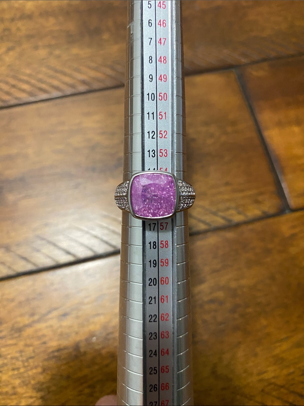 Bomb Party OG Originals Ring - Lavender Ice Crystal - Rhodium Plating